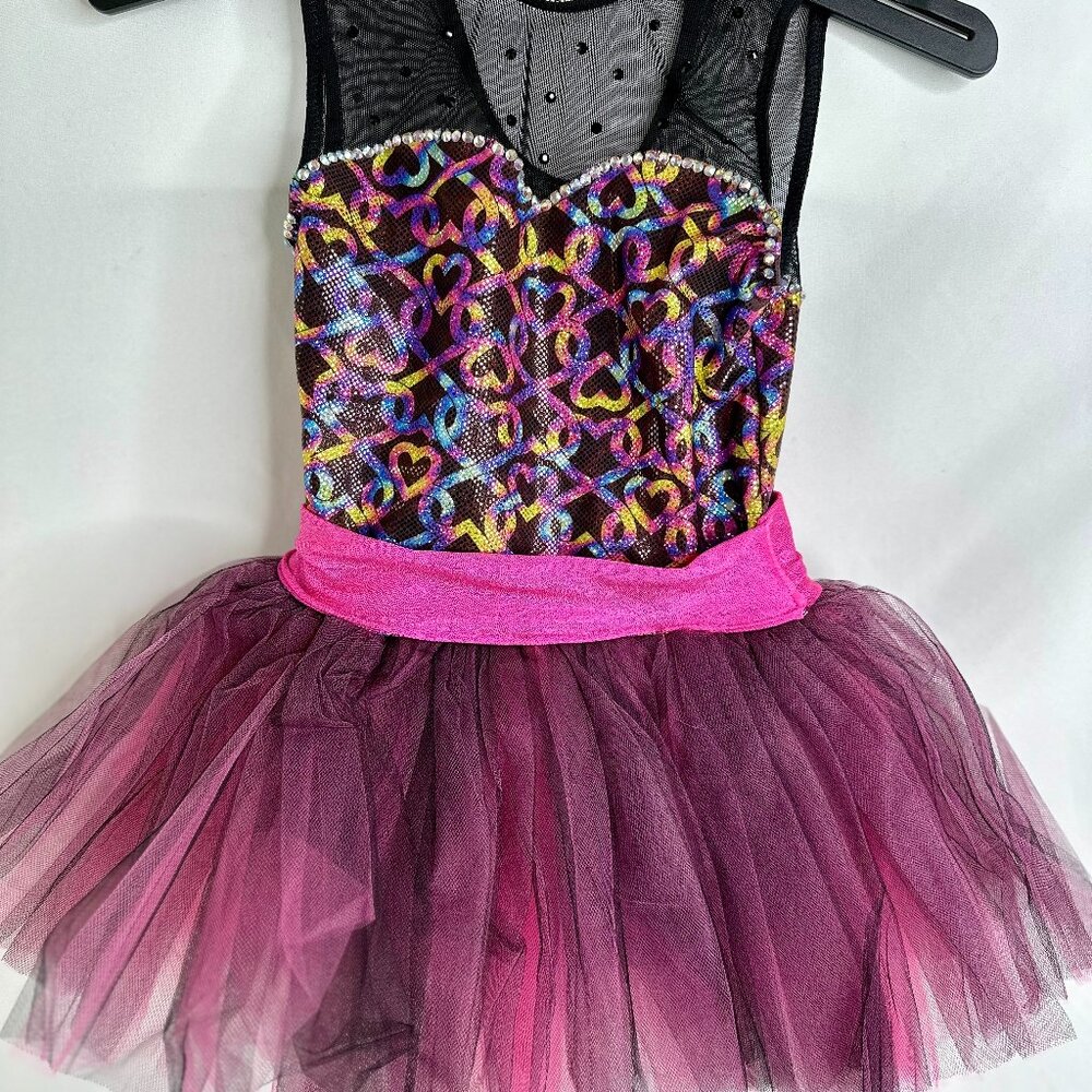 Pink And Black Party Dress